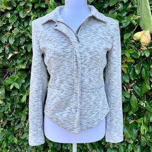 CAbi Neo Jacket Heathered Gray Full Zip Size XS